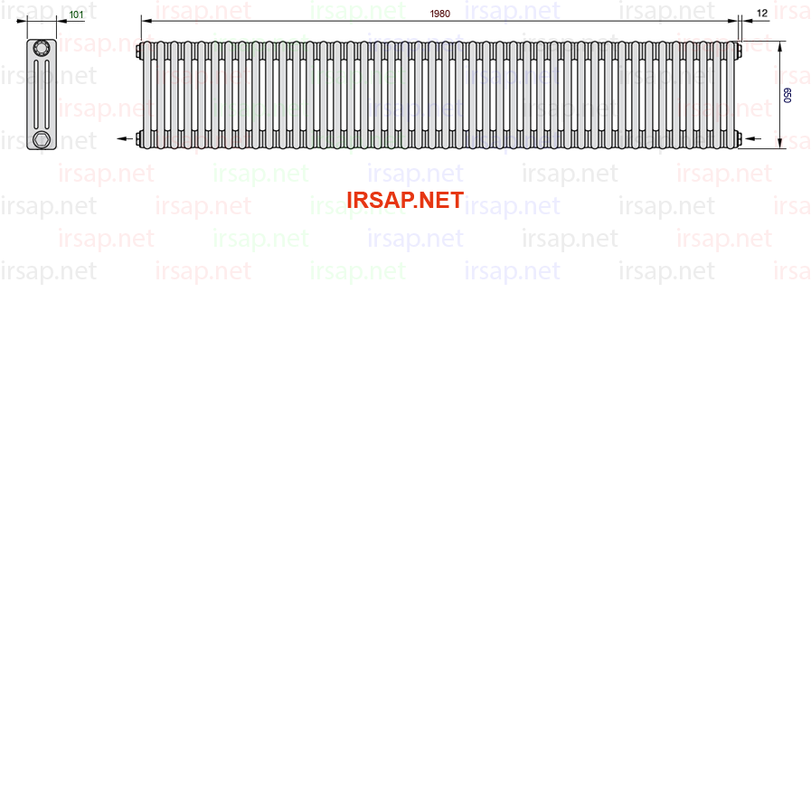 Радиатор IRSAP Tesi 30650/44 T08 CL 01